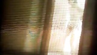 Camera in the fitness club, peeping for fun