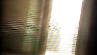 Camera in the fitness club, peeping for fun