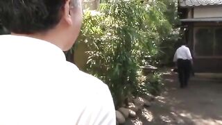The beautiful Asian is having fun after class, ending with a cumshot
