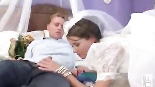 The group has sex with the bride in an unexpected way