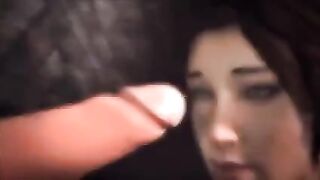 The brave Lara Croft gets into a bad situation