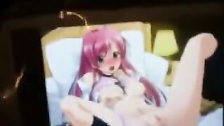 Hentai was very fond of and jerked off on them - Prno