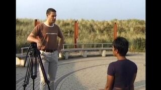 A hot Indian woman fucked by two mature men in an intense threesome