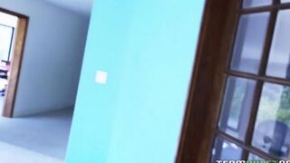 The mulatto was vigorously fucked by Alexia Gold after sucking his dick