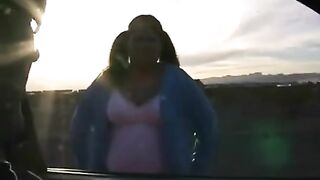 A fat woman with big tits fucks like a slut, not like a lady