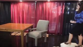 A mature seduced her neighbor's cock while her husband was out