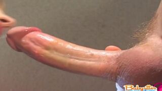 The divorced woman fucks in anal with a supermarket client