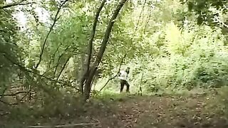 A girl was captured by a maniac deep in the forest
