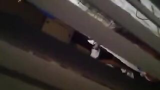 Spying for neighbors, shooting a hidden camera porn