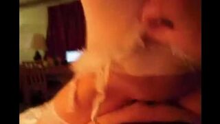 The husband played a trick on his wife in a steamy roleplay