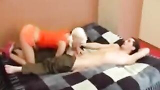 A sister could not resist her brother's advances and had sex