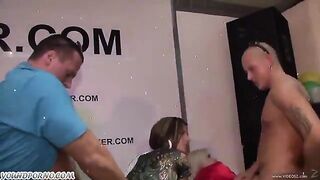 Bunch of wet pussies gets fucked by a bunch of drunk guys in an orgy