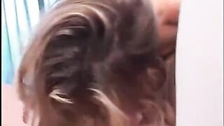 One young guy is lucky to enjoy intense threesome action with two girlfriends