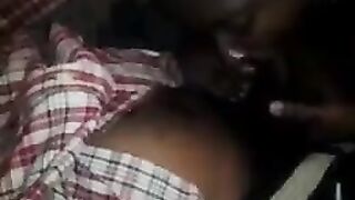 A fat woman fucked in her ass hole by a black man
