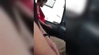 A guy jerks his cock on the bus and it’s not a big deal