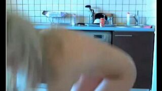 Young beauty shows her virginity in a hot webcam video