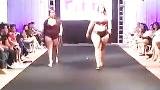 Fatty bitches in swimsuits are running on the boardwalk and pissing publicly