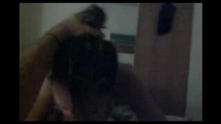 The couple was not in a mood for gentle sex, they fucked hard