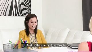 Tracy Lindsay at female agent lesbian casting