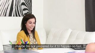Tracy Lindsay at female agent lesbian casting