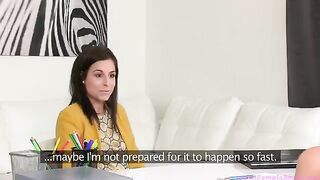 Tracy Lindsay at female agent lesbian casting
