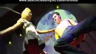 A hot girl is fucking in front of the audience at the club