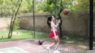 A gift for a basketball player from a girl in stockings