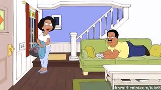 The porn parody of the famous series "The Cleveland Show"