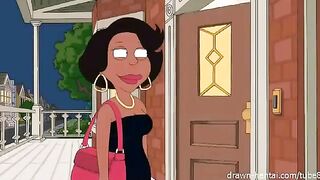 The porn parody of the famous series "The Cleveland Show"