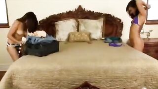 Asian beauty fucked hard and deep in the bedroom scene