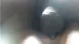 Black woman’s pussy juices are flying everywhere after a strong climax