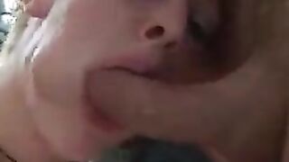 The sexy blonde girl got a cock in her ass hole