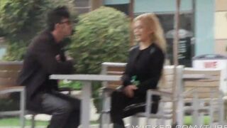 The pretty girl was picked up and fucked in the car