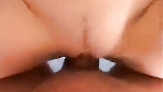 A hot girl was fucked and received a cumshot