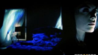 The brunette had a bad sleep and she was in the mood for fucking