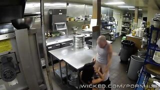 The chick worked a lot and wanted to relax on the table
