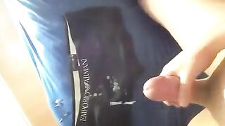 I jerked his cock, but the sperm did not come out, it was a failure