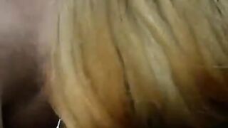 A hot winter day and a free blowjob on the street