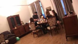 Students arranged a gangbang at their party in Russia