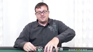 He lost a card game, so he had to pay with his ass