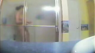A girl took shower not knowing there was a hidden camera