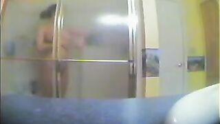 A girl took shower not knowing there was a hidden camera