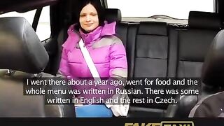 A hot girl was fucked by a taxi driver in his car