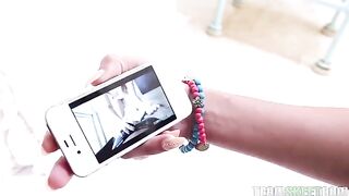 Alaina Kristar got horny after watching a porn video and needed sex