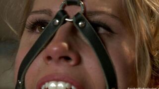 A woman is tied up and roughly fucked in this hot bondage video