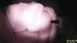 Fucking hole in the wall with neighbors on the other side