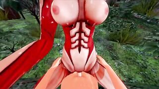 Annie Titan porn parodies for Halloween, Shingeki no Kyojin style