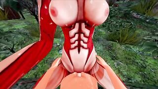 Annie Titan porn parodies for Halloween, Shingeki no Kyojin style