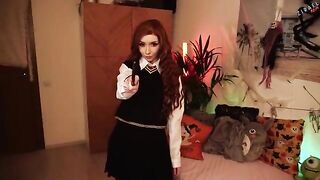 Hermione Granger gets banged after lessons in HD