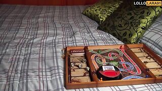 Lara Manara has fun with a fellow gamer in a playful Jumanji twist